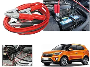 Automotive Prist Car 500 Amp Heavy Duty |Jumper Booster Cables |Used to Start a Vehicle with a Dead Battery. |Anti Tangle Copper Core 6ft |Bumper Cables|for - Hyundai Creta Type 1