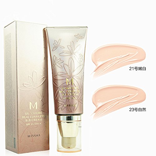MISSHA M Signature Real Complete BB Cream SPF25/PA++ (No.21/Light Pink Beige) 45g, 1er Pack - 2