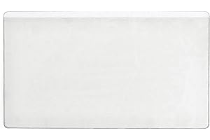 Durable POCKETFIX Self Adhesive Business Card Pockets - German Made Sticky Back Plastic Holder Wallets Stick on Pouch 100 Pack - 101 x 61 mm