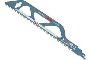 HUAREW Lame per Sega a Sciabola, Sega a Mano 305mm S1243HM, Lama per Sega a Gattuccio per Taglio di Metallo, Cemento, Mattoni, Seghetto Legno Accessorio Sega Universale (305mm)