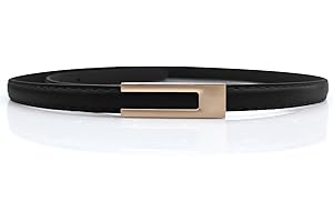 KMKANPO 1 pezzi cintura donna,cinture da donna in Pelle PU,105cmcintura donna elegante,Cintura sottile in pelle da donna,regolabile,per Vestito,Soprabito,jeans