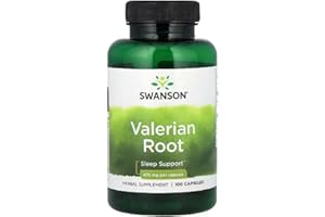 SWANSONS Swanson - Valerian Root, 475mg | Sleep Aid and Relaxation Support - 100 Capsules