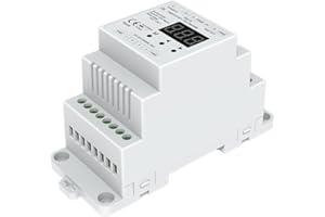 NUTBRO DMX512 to 4CH 0-10V Decoder 0-10V LED Dimmer DMX512 Signal to 0-10V Signal RGB/RGBW controller 4 Channel Dimmer 5-24V