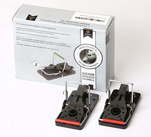 2 x Profi Mausefalle Schlagfalle