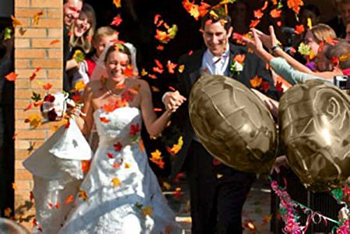 Luxbon 100er Packung Multicolor künstliche Herbstlaub Ahornblätter Herbstblätter Sortierung Blätter aus Textil als Streudeko Unterlage Wandbild Türschild Party Hochzeit Weihnachten Deko - 4
