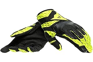 Dainese Air-maze Unisex Gloves Guantes de moto de verano, tejido de malla, protectores en los nudillos, pantalla táctil Unisex adulto
