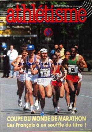 ATHLETISME [No 321] du 01/05/1989 - COUPE DU MONDE DE MARATHON. en ligne
