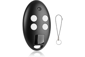 ATSHLD Mando a Distancia BFT para Puerta de Garaje 433,92 MHz, 4 Canales Rolling Code Compatible con BFT MITTO 2/4, KLEIO B RCA, TRC1/2/3 RCB04, Control Remoto Universal para Garajes, 1 Piezas