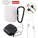 Produktbild Oarco für Apple AirPods Hülle+AirPods Magnetschlaufe Strap(Gurt)+Kopfhörer Taschen,Stoßfeste Silikon Skin Schutzhülle Cases Set, Speziell für iPhone7/7plus/8/8plus/X Kabellose Kopfhörer AirPods (Transparent+Weiß)