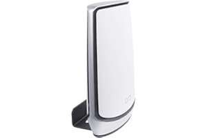 BECEMURU Uchwyt ścienny stabilny uchwyt ochronny ze stopu aluminium do NETGEAR Orbi Whole Home Tri-Band Mesh Wi-Fi 6 System BK850(RBK852) (RBK853)/(RBS750) (RBK752) (RBK753) (czarny, 1 opakowanie)