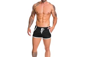 palglg Uomo Maglia Atletico Fitness Pantaloncini per in Esecuzione Allenarsi Nuoto Asciugatura Veloce Leggero
