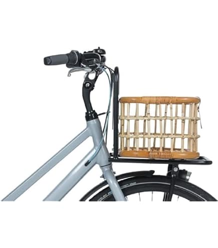 Panier Vélo Avant En Osier – 30L – Marron – Bicycle Gear – Neuf