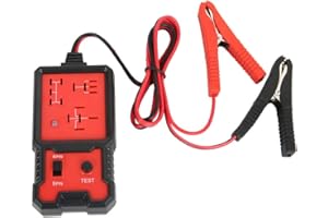 GUIJZSLTRG 12V Automotive Relay and Battery Analyzer Kit - Universal Tester for Alternator Diagnostics with Clip for Cars, Trucks, Caravans, Boats and Campervans