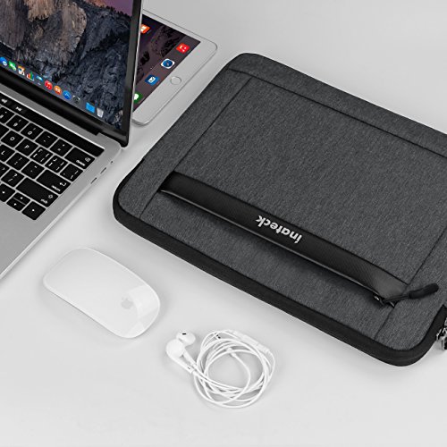 Inateck 13    Laptoptasche Nylon mit Fronttaschen f  r 2016 2017 MacBook Pro  Surface Pro 2017 Surface Pro 3 4  Ultrabooks  Tablets und Laptops spritz