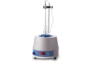 JOANLAB Mantello riscaldante elettrico da laboratorio con agitatore magnetico, controllo digitale della temperatura Mantello riscaldante da 500 ml