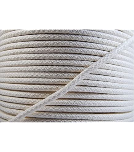 Cordon Passepoil Torsadé à Bride - 7 Mm De Large, Vendu Par Bobine De 20 M - Blanc, Pour Coussins, Rideaux, Vêtements