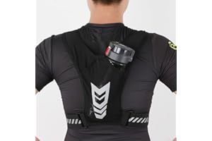 OCEANLEND Training And Running Vest, Running Phone Holder Vest, With Adjustable Waistband, Reflective Design