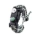 Produktbild Einstellbare Überleben Armband, 7 Core Paracord 20 in 1 Notfall-Sport Zahnrad Satz Outdoor Survival Kit mit LED SOS Licht, Kompass, Rettungspfeife, Fire Starter Multi-Tool für Wildnis Abenteuer