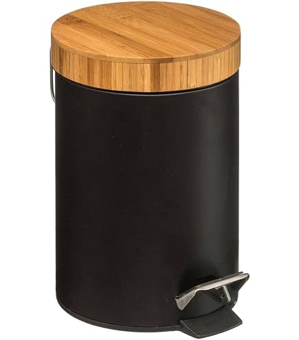 KADAX Poubelle de salle de bain, 3 l, 5 couleurs, petit récipient
