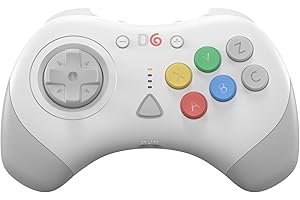Retro Fighters D6 Dreamcast Wireless Controller for Switch/PC/Dreamcast, White