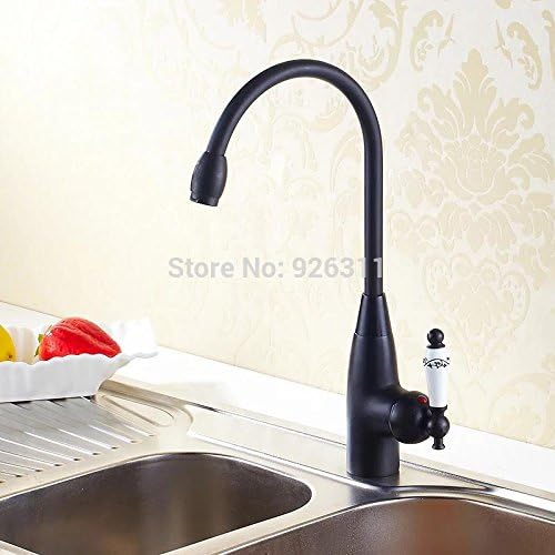 AllureFeng Hähne schwarz Küche Wasserhahn schwenkbar Küche Spüle Mixer