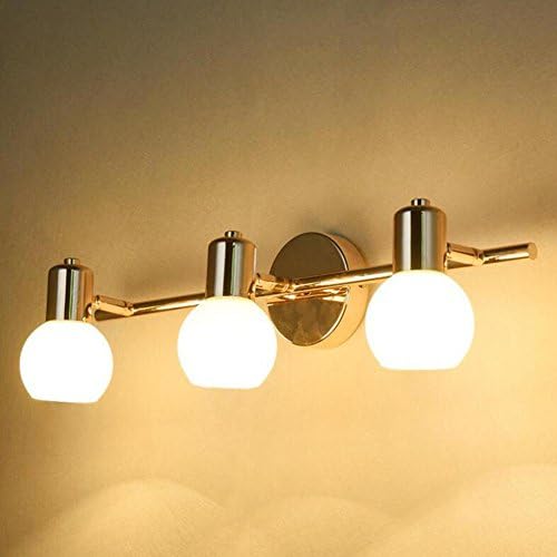 JIN Mirror Lamp Ancient Town Lamp Modern Simplicity Gold Jane European Mirror Cabinet Lamp Bedside Wall Lamp Bathroom Lights , No Light Bulb , 2 Heads