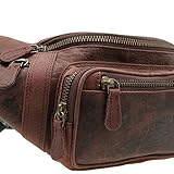 LEDER Bauchtasche Gürteltasche Bag Tasche Hüfttasche Angeltasche Handytasche Bodybag Joggingtasche - 2
