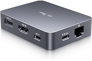 GL.iNet KVM-Fernsteuerung über das Internet, 4K-Auflösung, Tailscale,Fernsteuerung von Tastatur, Video und Maus – ideal für Home-Office, Rechenzentren, IT-Verwaltung und industrielle Anwendungen