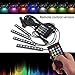 Produktbild Neverending Auto RGB LED Rock Lights Kit, Multicolor Hell Neon Light mit Bluetooth App Steuerung Und kabelloser Controller, Wasserdichtes Beleuchtungs Kit mit Timing Funktion, Musikmodus, Bremsmodus