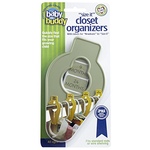Baby Buddy Size-It Closet Organizers, SAGE