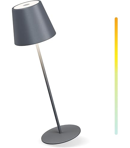 Lampade Da Tavolo Ricaricabili 3pz - LED Dimmerabili Con 3 Luci - IP54 Interni/Esterni - Foto 12