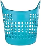 Elliott 1-Piece Flexible Laundry Basket, Turquoise (Sports)