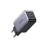UGREEN Nexode USB C Ladegerät 65W USB C Netzteil 3-Port GaN Charger PD Schnellladegerät PPS kompatibel mit MacBook Pro/Air, i