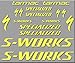 Produktbild PEGATINAS S-WORKS TARMAC BIKE R272 STICKERS AUFKLEBER DECALS AUTOCOLLANTS ADESIVO AMARILLO
