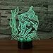 Price comparison product image 7 Color Change Fishing 3D Night Light USB 3D Fish Table Lamp Children Bedroom Atmosphere Xmas Gift