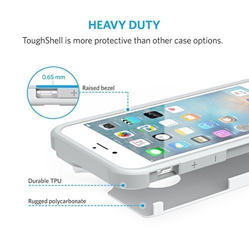 iPhone 6s Plus Case - Anker SlimShell (Sep 2015 New Release Slim Protective Case with LIFETIME WARRANTY) One of the First Cases Specially Designed for the new iPhone 6s Plus[5.5 inch](White)