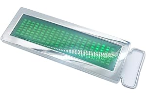 ARTIST UNKNOWN DIY Text Name Flash Chrome LED Scroling Belt Buckle Party 3 Colors green