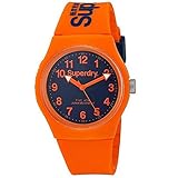 Superdry Herrenuhr Analog Quarz mit Silikonarmband – SYG164O