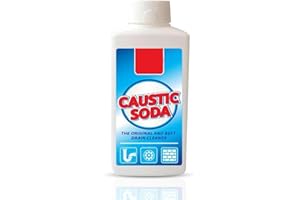 Housold 1 KG Caustic Soda Drain Cleaner Powder- Prevent Clogs and Blockages | Effectively Removes Blockages, Cleaner for Blocked Drain Pipes in Sinks, Drain Maintenance (Pack of 1)