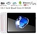 Produktbild AMH-S108 10.1 Zoll IPS HD Tablet PC 3G Telefon Pad Wifi Phablet Dual SIM Android 6.0 MTK6582 Octa-Core 4GB RAM + 64GB ROM 0.3MP+2.0MP mit Mic WIFI Blutooth 4.0 7000mAh 3D-Spiele (Silber)