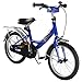 Produktbild Ultrasport Kinderfahrrad 16 Zoll, blaues Fahrrad für Jungen ab 4,5 Jahre (ca. 100 cm Körpergröße), ein 16 Zoll Kinderrad mit Rücktrittbremse