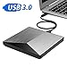 Produktbild Externes DVD Laufwerk,OUDEKAY USB3.0 DVD-RW DVD/CD Brenner Slim extern Laufwerk Portable DVD CD Brenner für Laptop/Notebook/MacBook/Desktop unterstützt Windows 2000/XP/Win 7/Win 8/Win 10/ Mac OS–Silber
