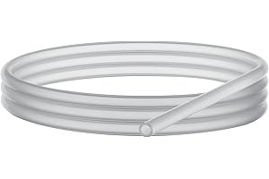 stonylab Silicone Hose, High Temperature Food Grade Pure Silicone Hose Natural Silicone Hose 12mm Outer Diameter, 8mm Inner Diameter, High Elastic and Strong (1 Meter (3 Feet))