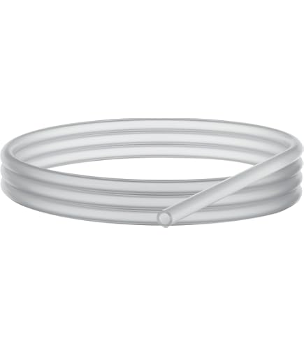Transparent Plastic Tube Aquarium/Food Safe Hose - Guarantee the Purity of Your Products, Professional Use - Silicone Tube VARGORT Transparency and Durability in One ¡ 4mm D.inx7mm
