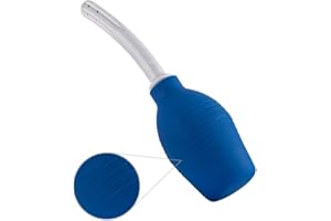 Careforyou Anal Douche Enema Bulb Vaginal Douche Enema Cleaner for Women’s or Man’s Health (Blue)