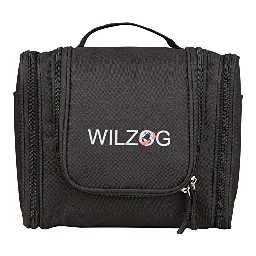WILZOG Großer Premium Kulturbeutel mit viel Stauraum | hochwertige Kulturtasche für den Urlaub oder die nächste Reise