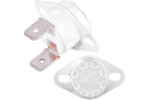 Fafeicy Interruptor Térmico KSD302 Termostato Control Temperatura Regulador Automático 175℃ AC250V 16A Normalmente Cerrado