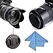 Price comparison product image Lens Hood, CAM-ULATA 72mm Reversible Tulip Flower Lens Hood Kit Set for Canon Nikon Sony DSLR Camera and Lens Cap with Keeper Leash and Premium Microfiber Lens Cleaning Cloth