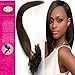 16'' Pre Bonded Tipped Hair Nail Tip U-tip 100% of Real Remy Human Hair Extensions 100s 06 Dark Chocolate Brown 0.4g/s Beauty Popular Style