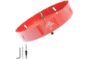 Sega a tazza 200mm, fresa a tazza LAIWEI, fresa circolare per la realizzazione di fori in legno, profili in alluminio, cartongesso, PVC ecc.